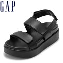 ギャップ GAP GPL32521CW レディース靴 靴 シューズ 2E相当 スポーツ サンダル スポサン 厚底 歩きやすい ストラップ 人気 ブランド ブラック
