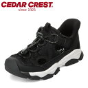 セダークレスト CEDAR CREST CC-3130 キッズ靴 子供靴 靴 シューズ 2E相当 スニーカー スパットシューズ 手を使わずに履ける ハンズフリー メッシュ 通気性 夏 ローカットスニーカー 運動靴 通学 体育 人気 ブランド ブラック