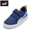 プーマ PUMA 398085.05J キッズ靴 靴 シューズ 2E スニーカー 通園 通学 運動靴 コートフレックス V3 メッシュ PS 子ども 男の子 ローカットスニーカー スタイリッシュ リサイクル ブルー TSRC