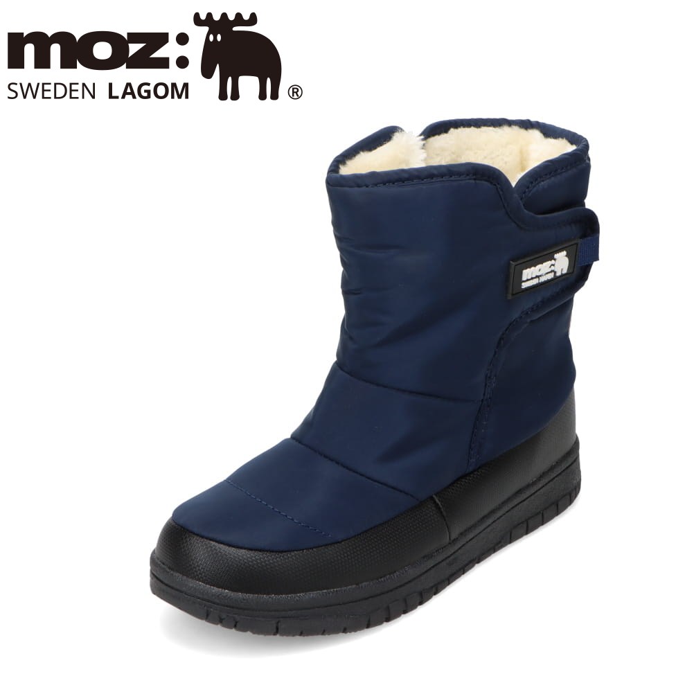 モズ スウェーデン MOZ sweden MOZ-610 キッズ靴 子供靴 靴 シューズ 2E相当 ブーツ キッズ スノー ウィンター 防水 撥水 防寒 子供靴 通学 通園 防滑 滑りにくい 面ファスナー 雪 雨 面ファスナー 人気 ブランド 北欧 ネイビー