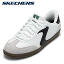 スケッチャーズ SKECHERS 254154W メンズ靴 靴 シューズ 4E スニーカー ハンズフリー スリップインズ クッション性 HOTSHOT - RELEGATE レザー ワイド ローカットスニーカー 人気 ブランド ホワイト×ブラック TSRC