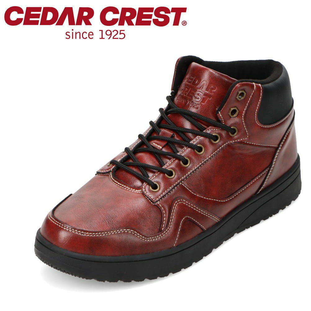 セダークレスト CEDAR CREST CC-5600 メンズ靴 靴 シューズ 2E スニーカー ブーツ 防水 防滑 アウトドア シューズ 雨 キャンプ ハイキング ハイカット ミッドカット スニーカー 人気 ブランド ワイン TSRC