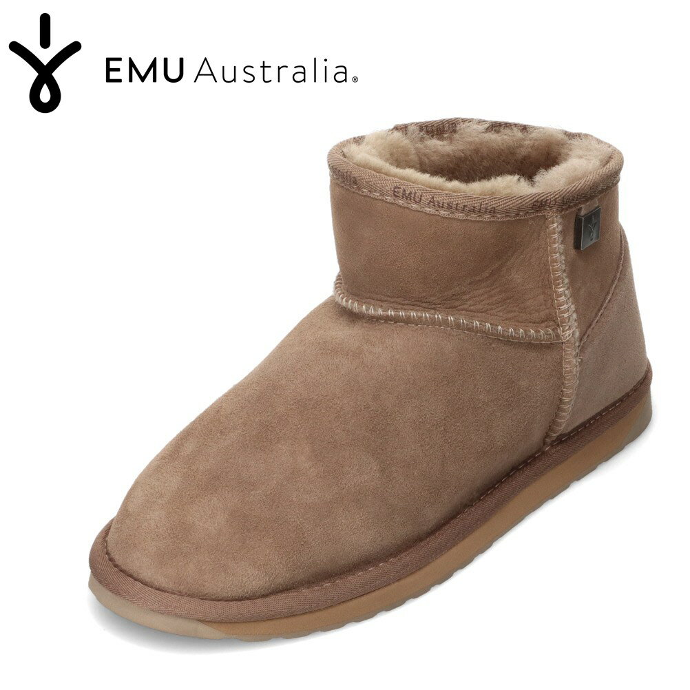 エミュー EMU WP11875 レディース靴 靴 シューズ 3E相当 ムートン ブーツ ショート 撥水 防寒 吸湿 放湿 低反発 PlatinumSlimDarling シープスキン 人気 ブランド モカ TSRC