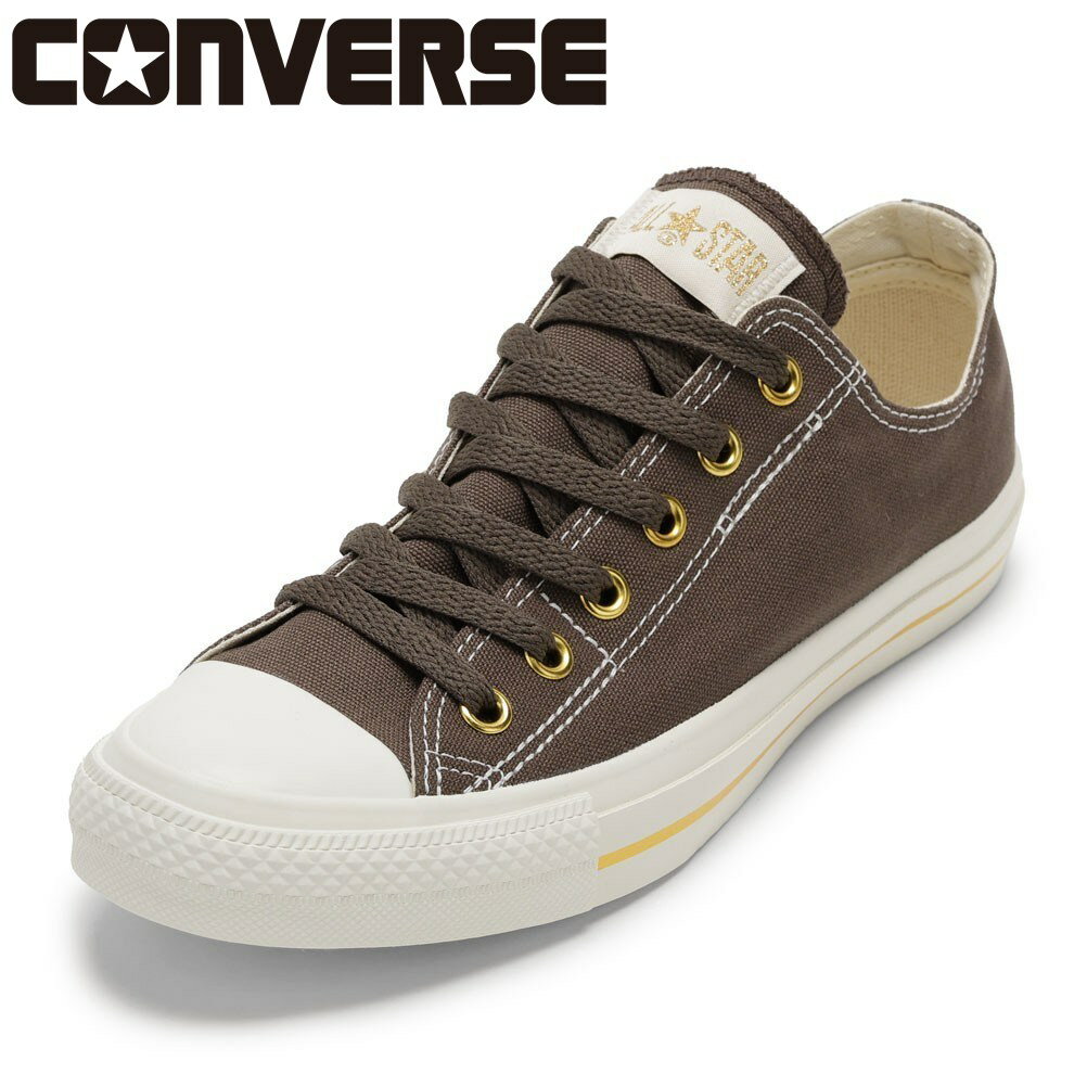 【全品P5倍！6日〜9日まで】コンバース CONVERSE 31316642M メンズ靴 靴 シューズ 2E スニーカー スリッポン ゴールド 2WAY ローカットスニーカー 人気 ブランド ダークブラウン TSRC