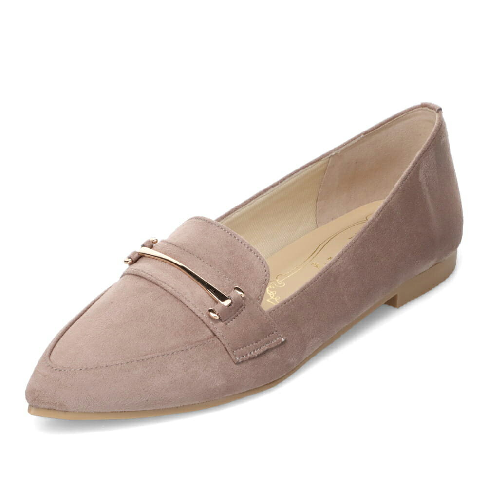 メタルルージュ Metal Rouge MR1001 レディース靴 靴 シューズ 2E相当 フラット シューズ ローファー スリッポン マニッシュ 通勤 オフィス ビジネス 結婚式 パーティー フォーマル オケージョン 歩きやすい 疲れにくい ポインテッドトゥ 金具 ゴールド オーク TSRC