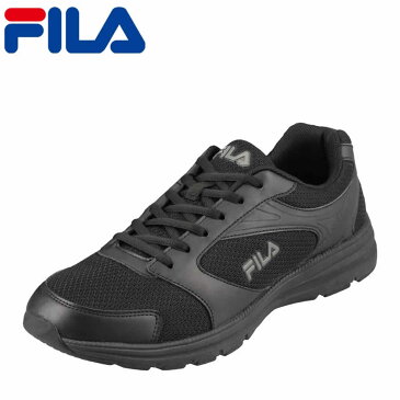 フィラ FILA スニーカー FRU-112 cratere メンズ靴 靴 シューズ 3E ランニングシューズ スポーツ スニーカー ローカット メンズスニーカー ウォーキング ジョギング ジム カジュアル スポーティ 大きいサイズ対応 28.0cm ブラック TSRC