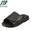 バイオフィッター らくほ biofitter BFH5124 メンズ オフィス履き 機能性 バックストラップ シンプル 定番 ブラック TSRC