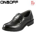 【全品P5倍!6日~9日まで】オンアンドオフ ON&OFF 422 メンズ靴 靴 シューズ 4E相当 ビジネスシューズ 防水 雨の日 幅広 4E 小さいサイズ対応 ブラック TSRC