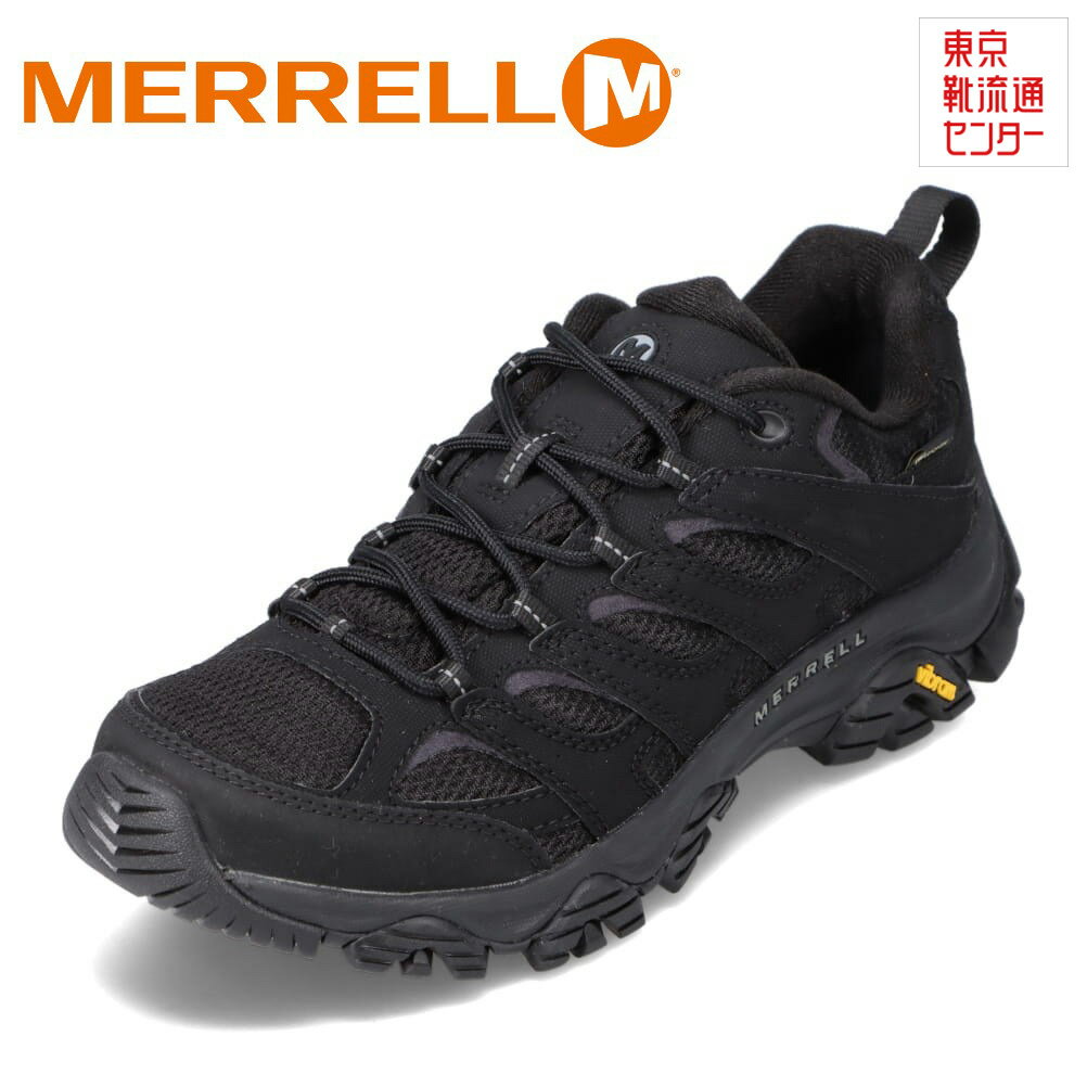 メレル メレル MERRELL 500239 メンズ靴 靴 シューズ 2E相当 アウトドアシューズ スポーツ キャンプ トレッキング 防水 軽量 耐久性 グリップ力 ローカットスニーカー 人気 ブランド ブラック TSRC