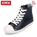 【全品P10倍！9日 10日20:00～4H限定】エドウィン EDWIN EDW-151209 レディース靴 靴 シューズ 2E相当 レインブーツ ショートブーツ ハイカットスニーカー 防水 雨の日 晴雨兼用 シンプル 定番 人気 ブランド ネイビー