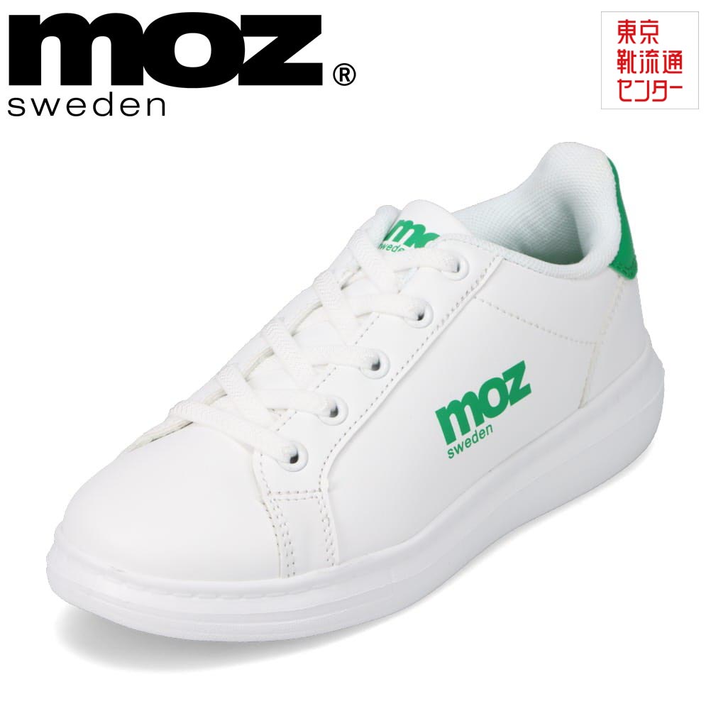 楽天東京靴流通センター 楽天市場店モズ スウェーデン MOZ sweden MOZ-33031 レディース靴 靴 シューズ 2E相当 ローカットスニーカー コートタイプ キッズ 運動靴 履き心地 歩きやすい 人気 ブランド グリーン TSRC