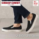 セダークレスト CEDAR CREST CC-9410W レディース靴 靴 シューズ 3E相当 スリッポン ローカットスニーカー eco エコ SDGs 定番 シンプル ブラック TSRC
