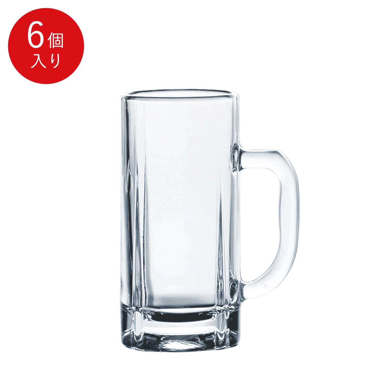 【公式】東洋佐々木ガラス ジョッキ 6個家庭用 カフェ 業務用 プロユース 家飲み コップ ギフト 佐々木ガラス