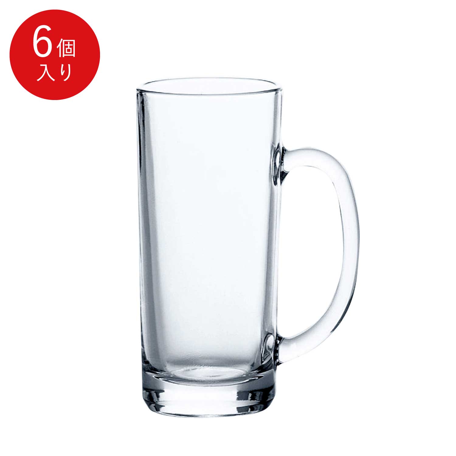 【公式】東洋佐々木ガラス アルファ ジョッキ435 6個家庭用 カフェ 業務用 プロユース 家飲み コップ ギフト 佐々木ガラス
