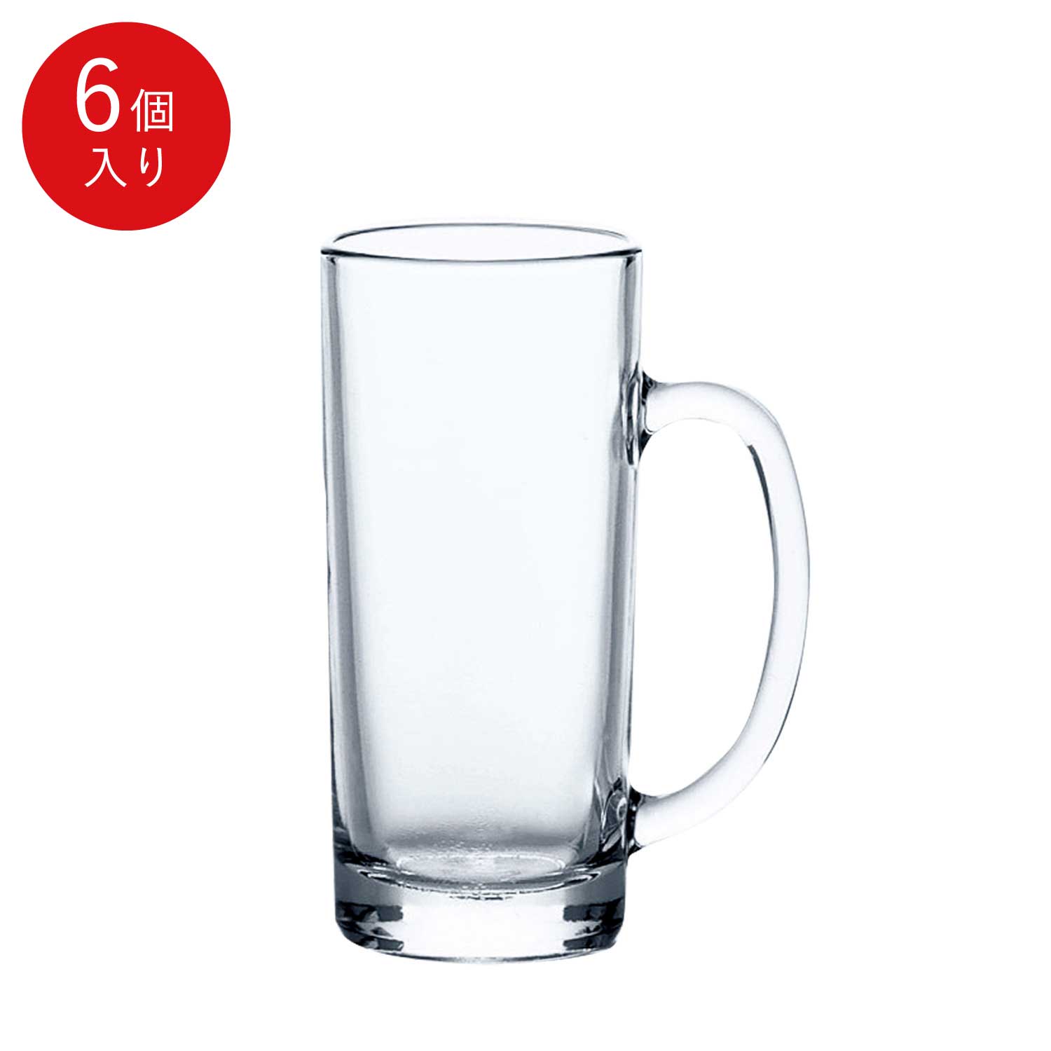 【公式】東洋佐々木ガラス アルファ ジョッキ360 6個 家庭用 カフェ 業務用 プロユース 家飲み コップ ギフト 佐々木ガラス