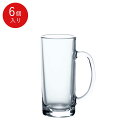 【公式】東洋佐々木ガラス アルファ ジョッキ280 6個 家庭用 カフェ 業務用 プロユース 家飲み コップ ギフト 佐々木ガラス