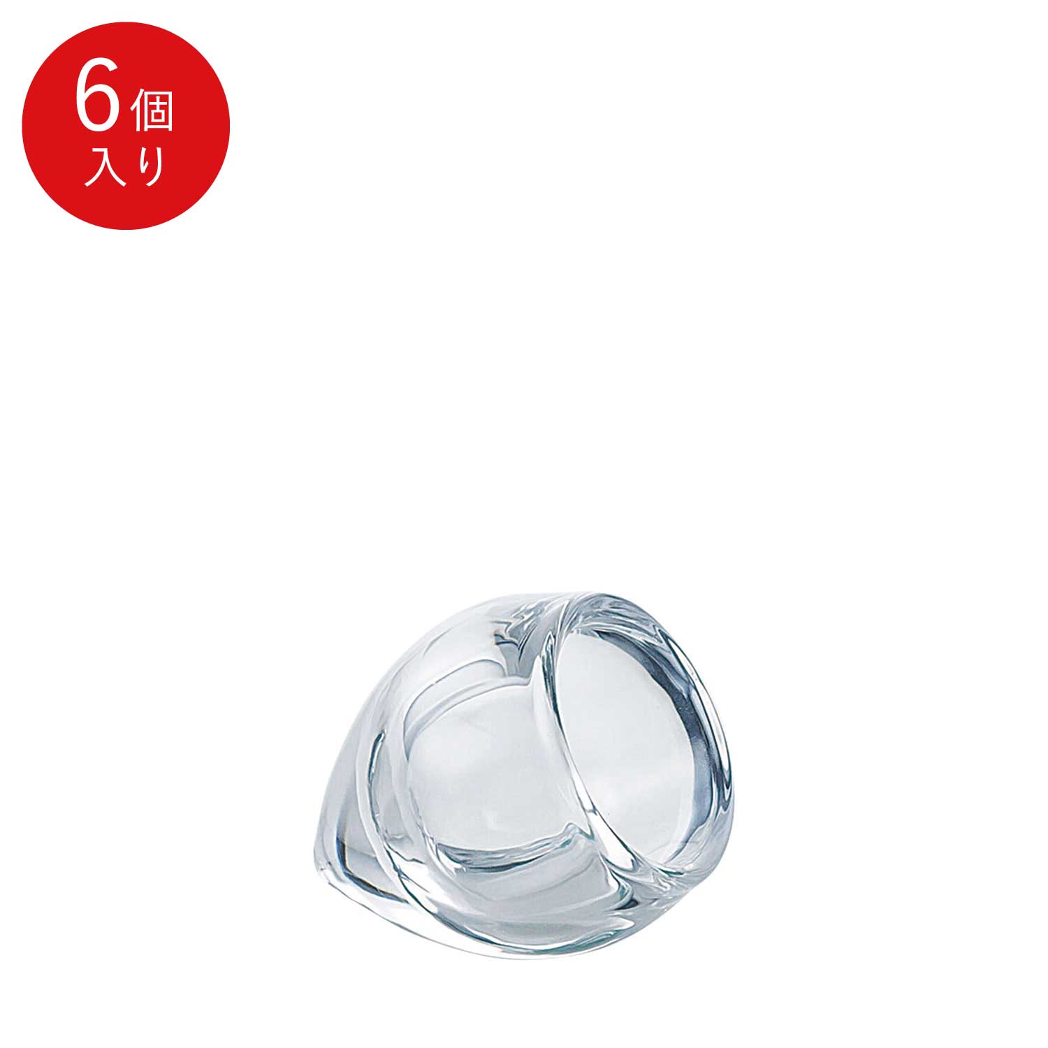 ポイント5倍／ブラックフライデー期間中【公式】東洋佐々木ガラス アミューズカップ 6個 プロユース 業務用 パーティー オードブル デザート ガラス ビュッフェ ギフト 佐々木ガラス