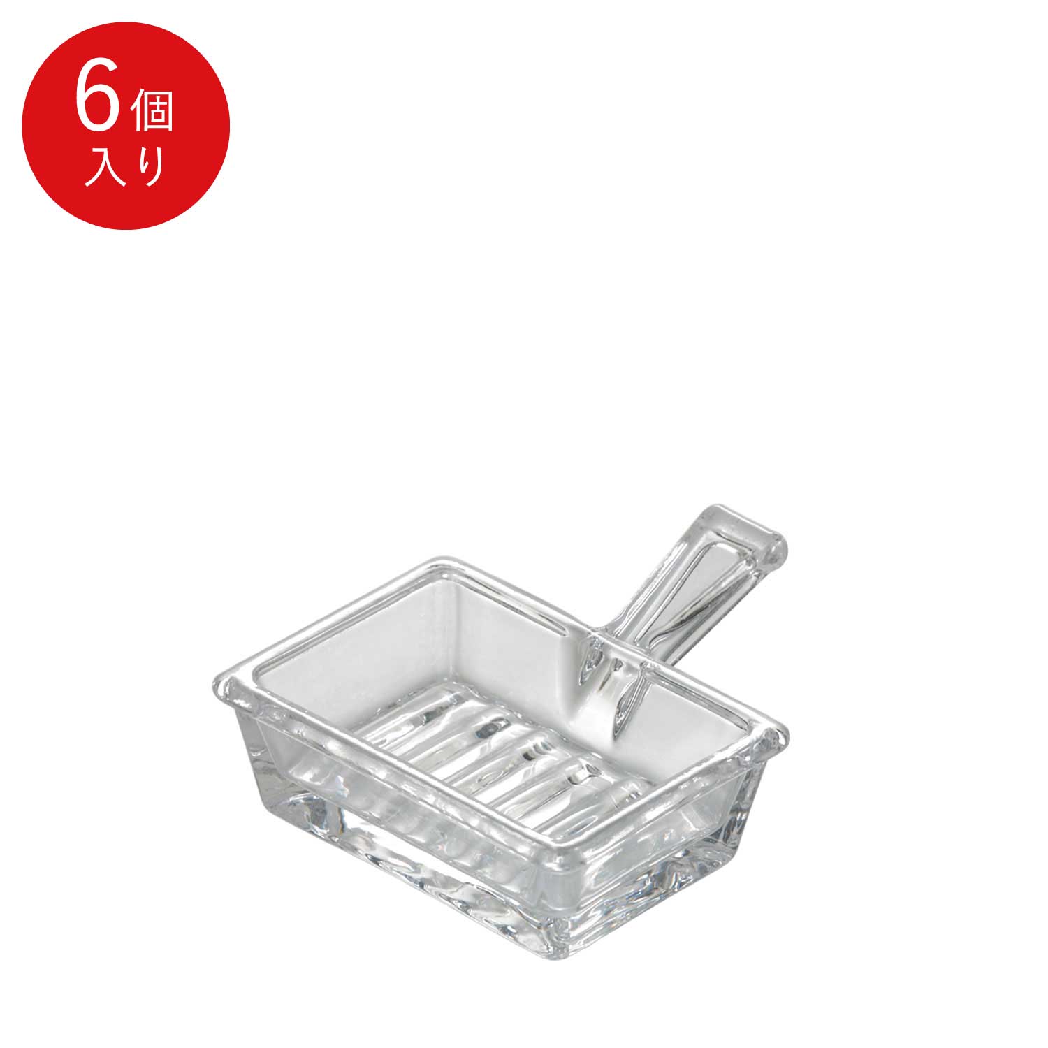 ポイント5倍／ブラックフライデー期間中【公式】東洋佐々木ガラス アミューズスキレット 6個 プロユース 業務用 パーティー オードブル デザート ガラス ビュッフェ ギフト 佐々木ガラス