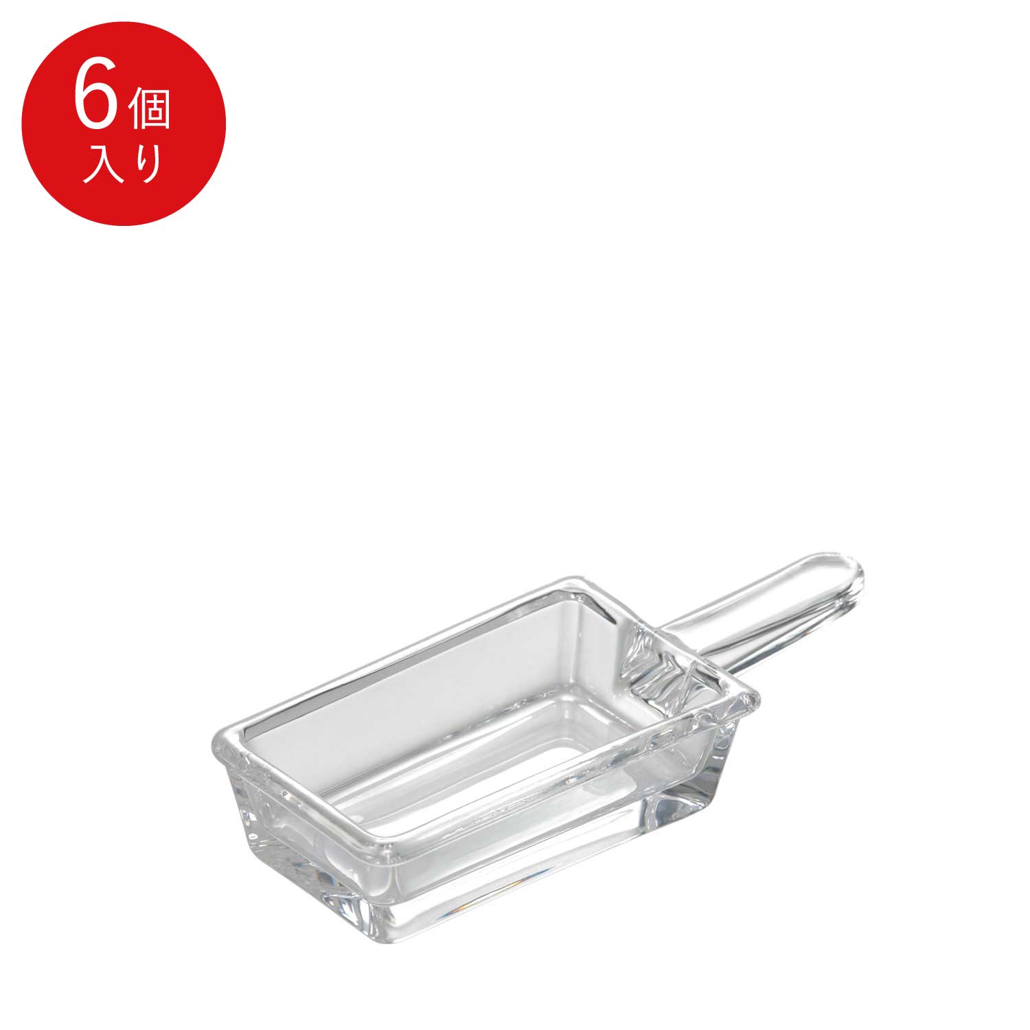 ポイント5倍／ブラックフライデー期間中【公式】東洋佐々木ガラス アミューズアイスバー・角 6個 プロユース 業務用 パーティー オードブル デザート ガラス ビュッフェ ギフト 佐々木ガラス