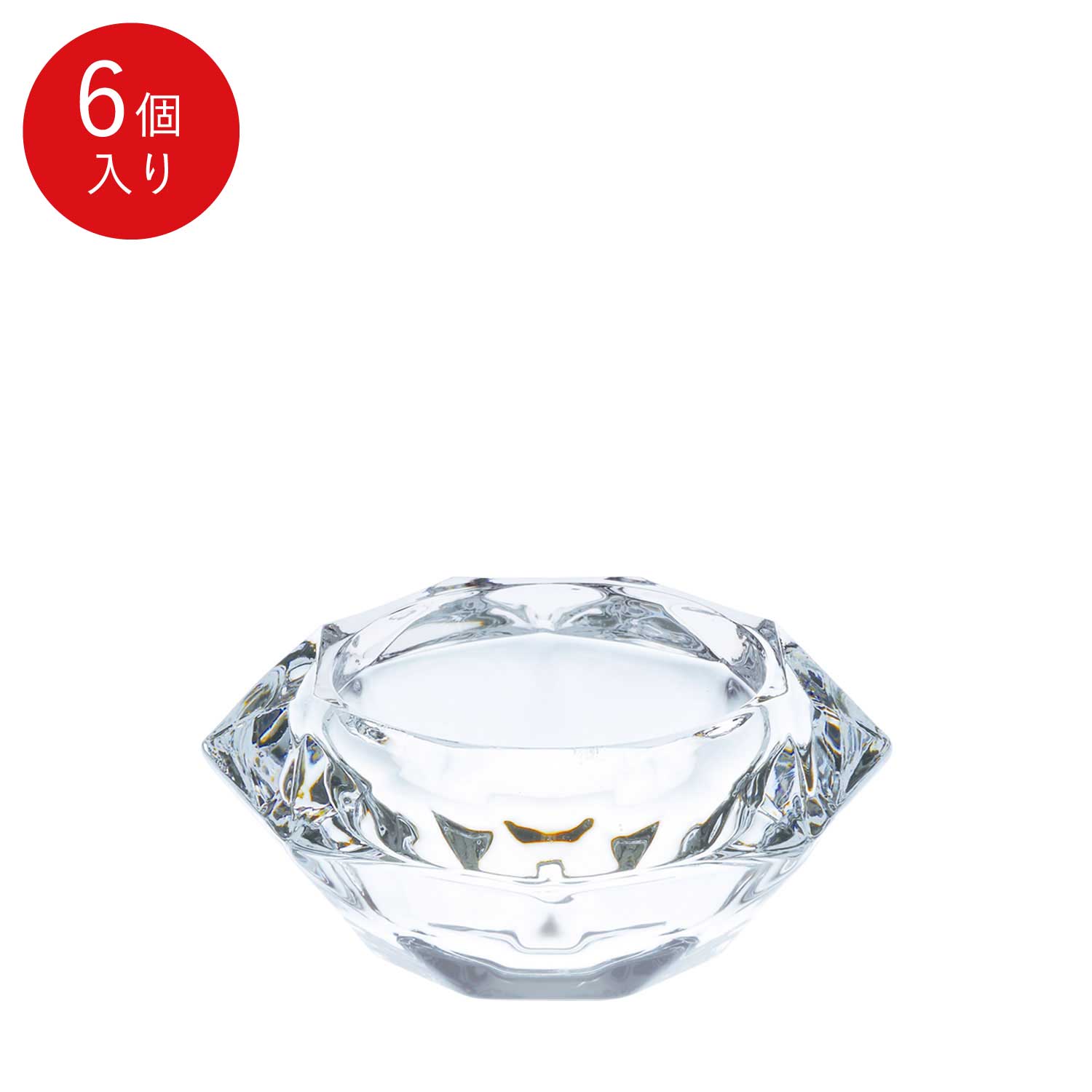 ポイント5倍／ブラックフライデー期間中【公式】東洋佐々木ガラス アミューズブリリアント 6個 プロユース 業務用 パーティー オードブル デザート ガラス ビュッフェ ギフト 佐々木ガラス