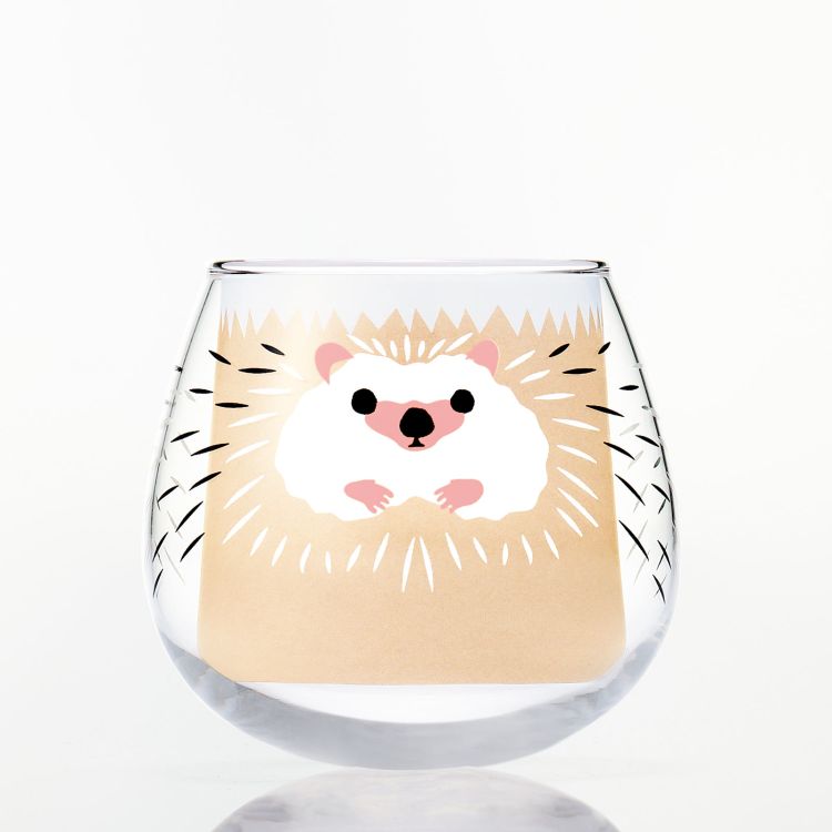 Rakuten - 【公式】東洋佐々木ガラス タンブラー はりねずみ柄 ゆらゆらグラス グラス ギフト プレゼント かわいい 動物 家飲み ソフトドリンク お酒 ギフト プレゼント 贈答 ガラス 佐々木ガラス
