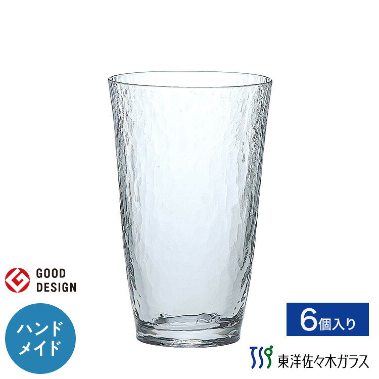 Rakuten - 【公式】東洋佐々木ガラス タンブラー 6個セット プロユース 業務用 強化クリスタル グラス グラスセット セット タンブラー コップ ガラス おしゃれ シンプル 来客 来客用 お茶 カクテル ビール サワー プレゼント 贈答 ギフト 高瀬川 佐々木ガラス
