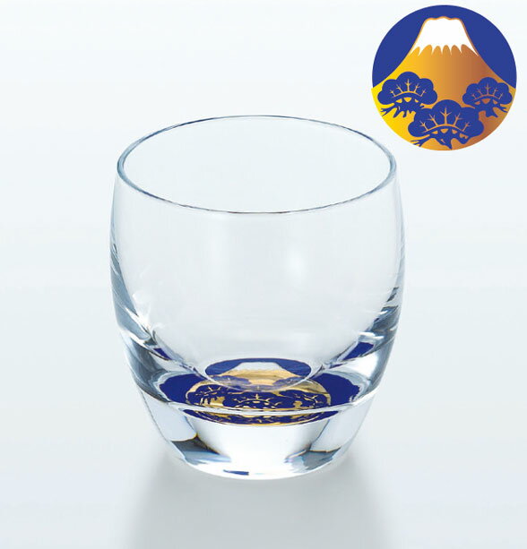 【公式】東洋佐々木ガラス 冷酒グラス松柄 1個 富士 日本製