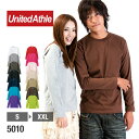 長袖tシャツ メンズ United Athle ユナイテッドアスレ 5.6オンス ロングスリーブTシャツ 501001 5010-01 男女兼用 ロンティー イベント お揃い ユニフォーム