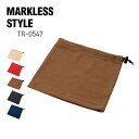 ネックウォーマー 無地 MARKLESS STYLE マークレススタイル 2WAYネックウォーマー tr-0547 男女兼用 防寒 防風 帽子 オリジナル