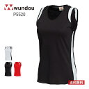 ノースリーブ レディース キッズ wundou ウンドウ ウィメンズ ランニング シャツ P5520 陸上 クラブ 試合 練習 部活 トレーニング スポーツ チ...