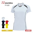 tシャツ 無地 wundou ウンドウ ウィメンズバレーボール シャツ P1620 送料無料 吸汗 速乾 試合 練習 スポーツ チーム トレーニング ポリエステル 110cm-150cm その1