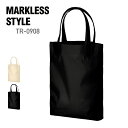 トート バッグ 無地 MARKLESS STYLE マークレススタイル コットンガゼットマチ付きバッグ(M) TR-0908 男女兼用 サブバッグ 通勤 通学 ...
