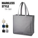トート バッグ 無地 MARKLESS STYLE マークレススタイル 12.0オンス キャンバス ホリデートート (L) TR-1001 男女兼用 厚手 大き...