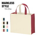 トートバッグ 無地 MARKLESS STYLE マークレススタイル ユーティリティバッグ コンビ (S) ワイド2 TR-0764 男女兼用 マイバッグ エコ...