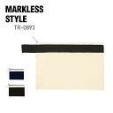 ポーチ 無地 MARKLESS STYLE マークレススタイル キャンバス ベルトストラップポーチ (S) TR-0893 男女兼用 フラット 小物入れ 整理 ...
