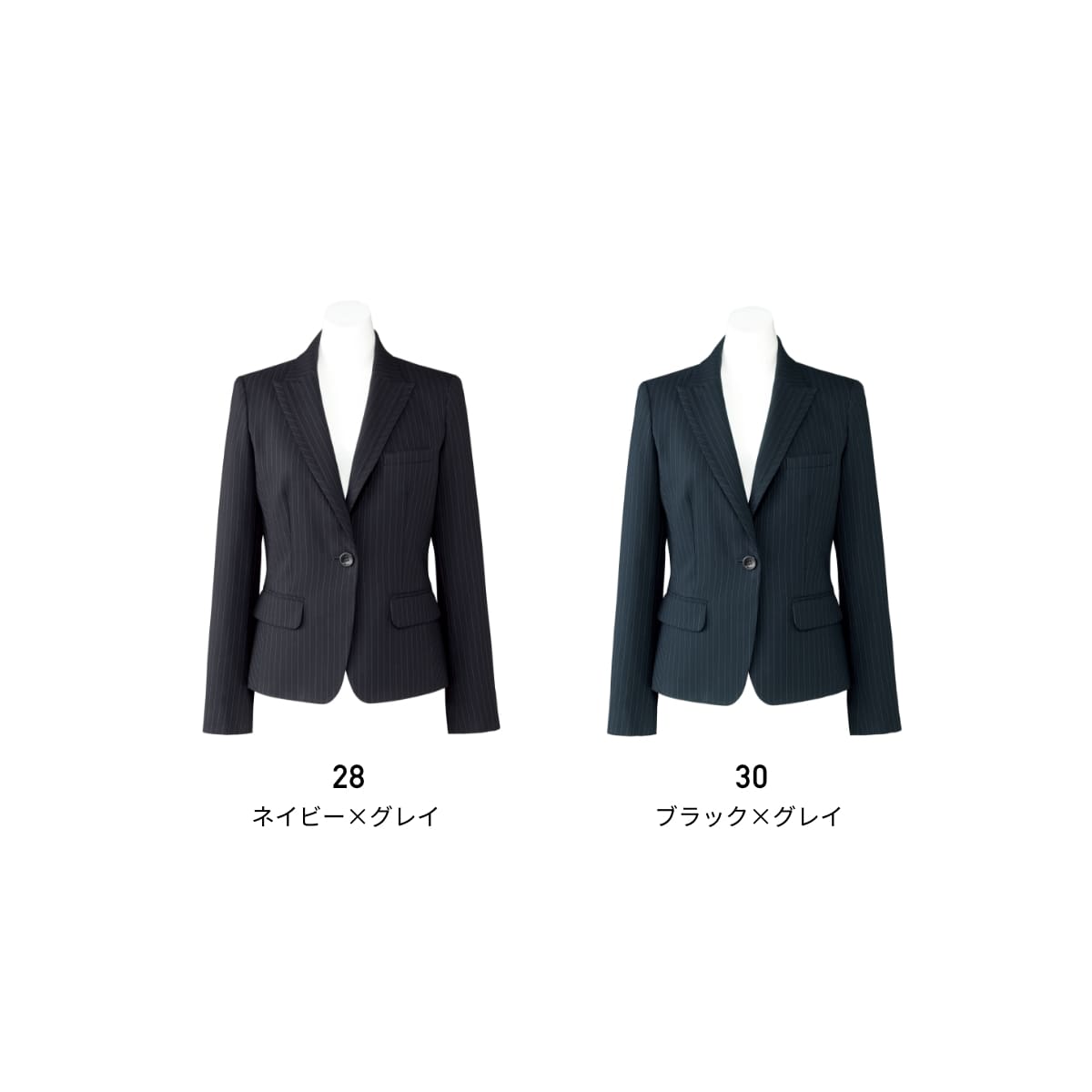 ジャケット レディース BONOFFICE ボンオフィス ジャケット［Herringbone PinStrip...