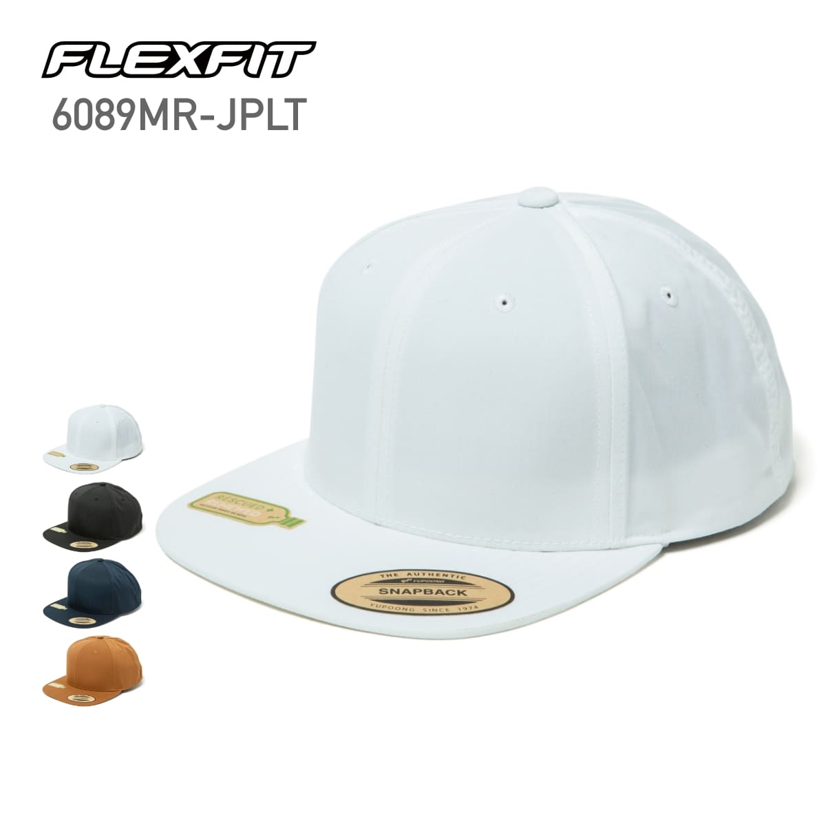 楽天無地Tシャツ Tshirt.st楽天市場店キャップ 無地 FLEXFIT フレックスフィット リサイクルド クラシック スナップバック 6089MR-JPLT 男女兼用 男性 女性 メンズ レディース オールシーズン 春 夏 秋 冬 カジュアル ストリート スケーター ベーシック ダンス おしゃれ かっこいい 帽子 F FREE フリー