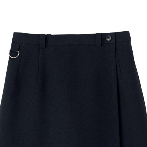 スカート レディース FACE MIX フェイスミックス ラップキュロット FC3002L 女性用 女 WOMEN ウーマン スーツ 下 仕事 フォーマル ベーシック シンプル 黒 ブラック 5号 7号 9号 11号 13号 15号 17号 きれいめ サイズ豊富