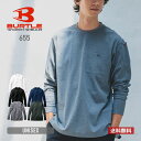 長袖シャツ メンズ 無地 BURTLE バートル 5.6オンス ロング Tシャツ (ユニセックス) 655 男女兼用 レディース 作業服 UVカット ストレッチ 吸汗 速乾 消臭 ホワイト ブラック ブルー グレー ミルスグリーン カモフラ バーク ネイビー SS S M L LL XXL 3XL
