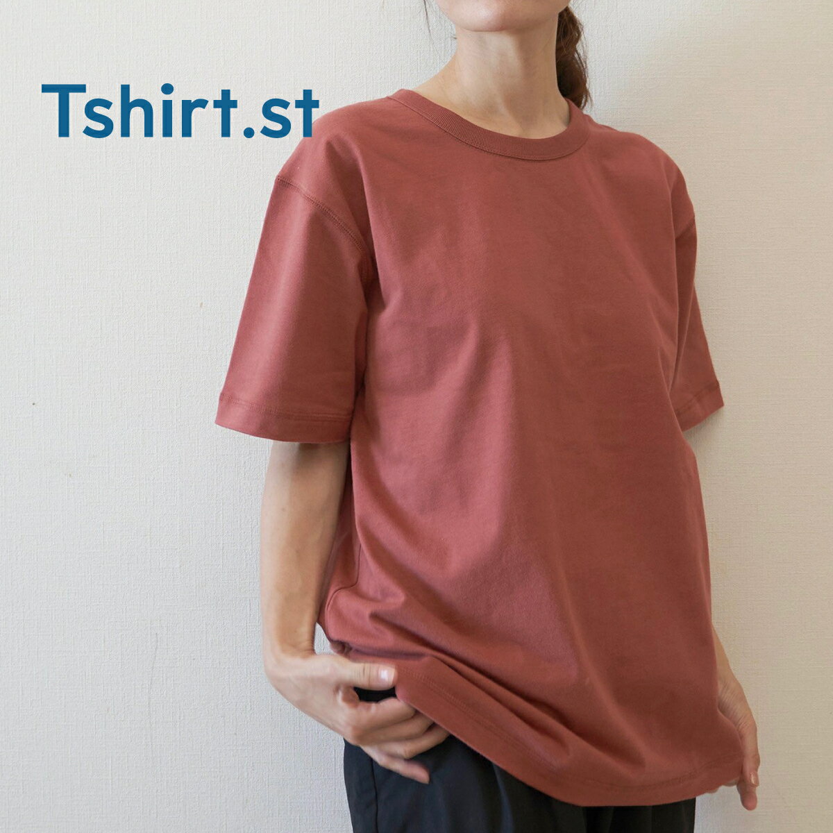 tシャツ メンズ 無地 Tshirt.st ティーシャツドットエスティー 8.8オンス 厚手 無地 Tシャツ ts1031 男女兼用 パック tシャツ ダンス 運動会 文化祭 黒 白