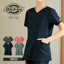 スクラブ 医療 白衣 Dickies ディッキーズ レディススクラブ(Dickies) 7071SC レディース 女性用 医療 介護 福祉 ケア メディカル ユニフォーム 医療用スクラブ 白衣スクラブ ドクター 医師 看護 看護師 ナース 仕事着 ケアワーカー 接骨院 かわいい SS S M L LL 3L 4L