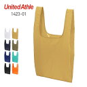バッグ 無地 UnitedAthle ユナイテッドアスレ ライトナイロン リップストップ マルシェバッグ(パッカブル) 1423-01 142301 男女兼用 ...