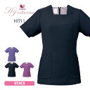 スクラブ レディース ワコール HI コレクション レディススクラブ(Wacoal HI collection) HI711 女性 吸汗 速乾 ストレッチ 医療 介護 福祉 ケア メディカル クリニック 制服 ユニフォーム ドクター 医師 看護 看護師 ナース クリニックスタッフ 獣医 動物病院 S M L LL 3L