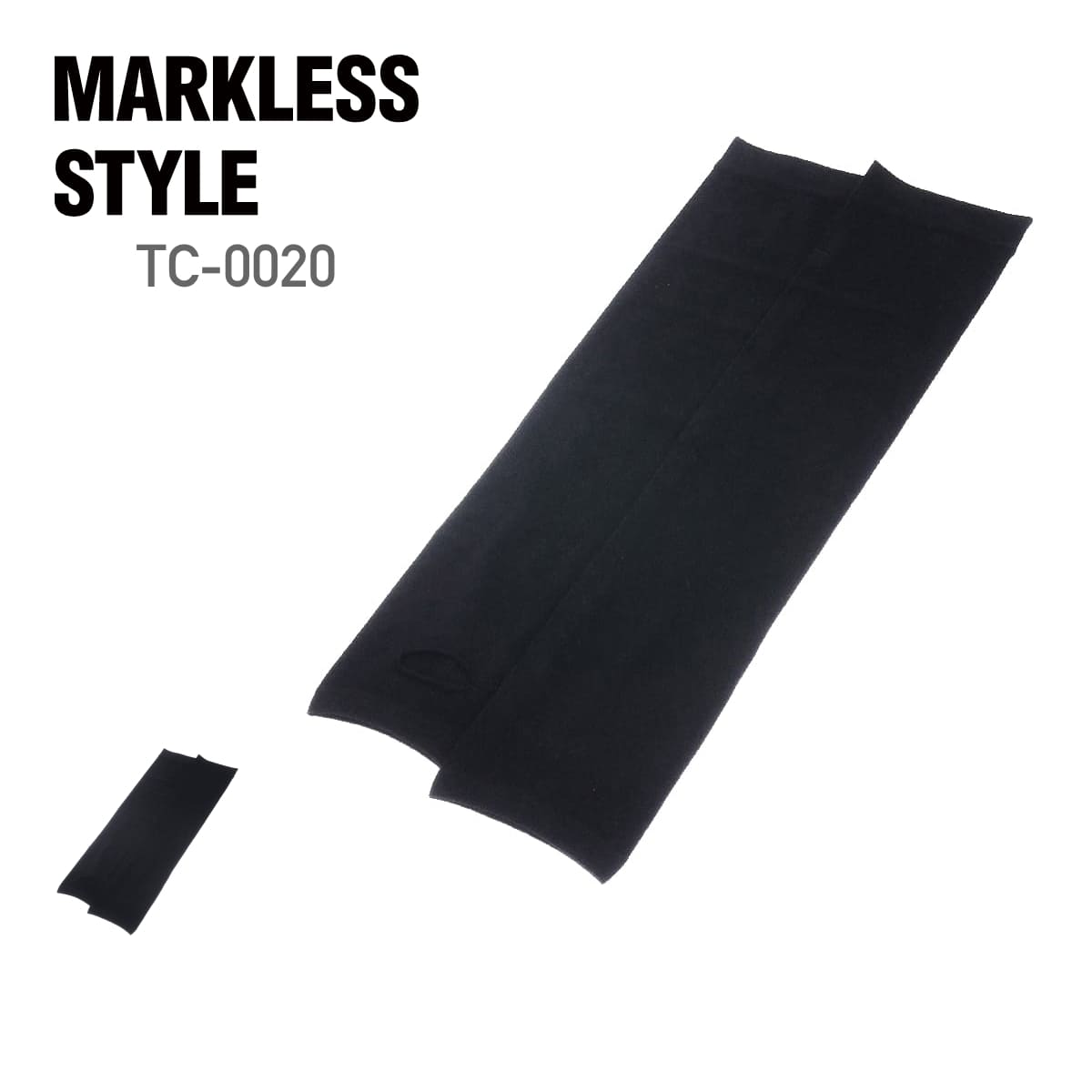 腕カバー 無地 MARKLESS STYLE MARKLESS STYLE UVカットアームカバー（EVAポーチ付） TC-0020 ユニセッ..