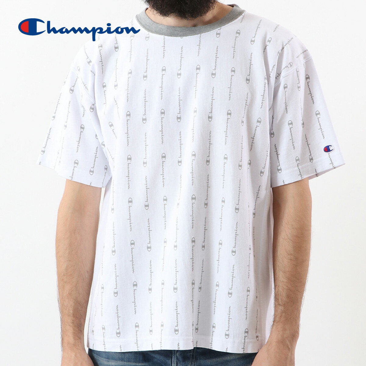 Tシャツ メンズ 半袖 Champion チャンピオン REVERSE WEAVE T-SHIRT c3-r311 ロゴ Tシャツ リバースウィーブ アクションリブ