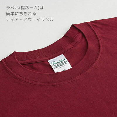 tシャツ メンズ レディース キッズ 男 女 半袖 Printstar プリントスター 4.0オンス ライトウェイト Tシャツ 00083-BBT 送料無料 150 160 S M L LL XL XXL 男女兼用 白 黒 紺 灰 ホワイト ブラック ネイビー グレー カラバリ豊富 定番 サイズ展開 クルーネック カットソー - Image 3