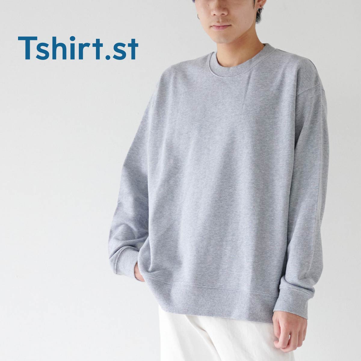 スウェット メンズ 長袖 Tshirt.st ティーシャツドットエスティー レギュラートレーナー 10.0oz 男女兼用 上 トップス 部屋着 カジュアル