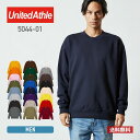 トレーナー メンズ レディース 無地 United Athle ユナイテッドアスレ 10.0オンス クルーネックスウェット 5044-01 上 トップス 送料無料 男女兼用 ユニセックス ブラック 黒 ホワイト 白 グレ…