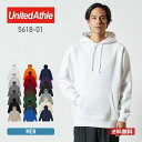 パーカー メンズ レディース 無地 United Athle ユナイテッドアスレ 10.0オンス CVCスウェット プルオーバーパーカー 5618-01 上 トップス 送料無料 男女兼用 ホワイト 白 ブラック 黒 ネイビー 紺 グレー 緑 グリーン 赤 レッド S M L LL XL 裏起毛 冬 防寒 防風