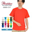 tシャツ メンズ 半袖 レディース 無地 Printstar プリントスター 5.6オンス ヘビーウェイトTシャツ 00085-CVT 厚手 男女兼用 綿 コッ...